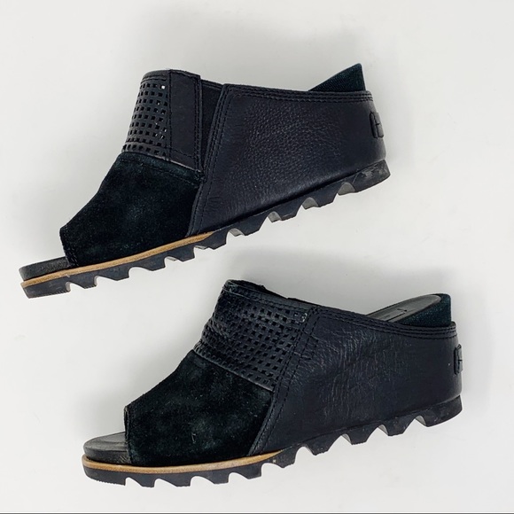 Sorel Shoes - Sorel Joanie Perforated Leather Mules Size 8